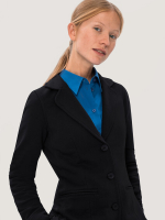 Damen Sweat Blazer Schwarz